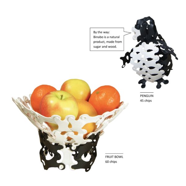 Binabo 60 Chips – Black & White edition – Bild 3