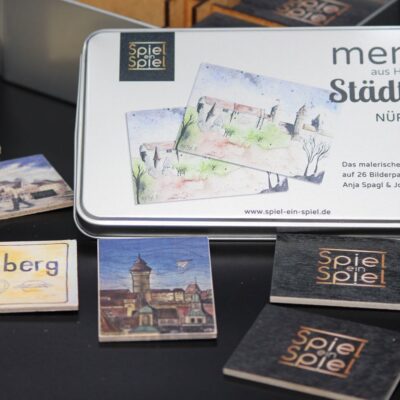 Memo aus Holz - Städte "Nürnberg"