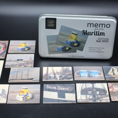 Memo aus Holz - Maritim - Ergänzung "Edition Sail 2020"