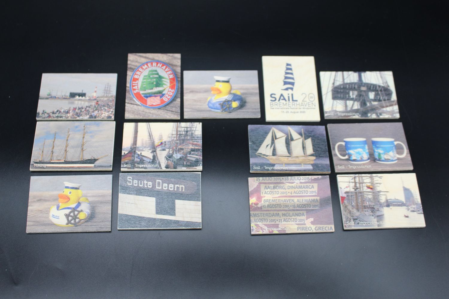 Memo aus Holz - Maritim - Ergänzung "Edition Sail 2020" – Bild 2