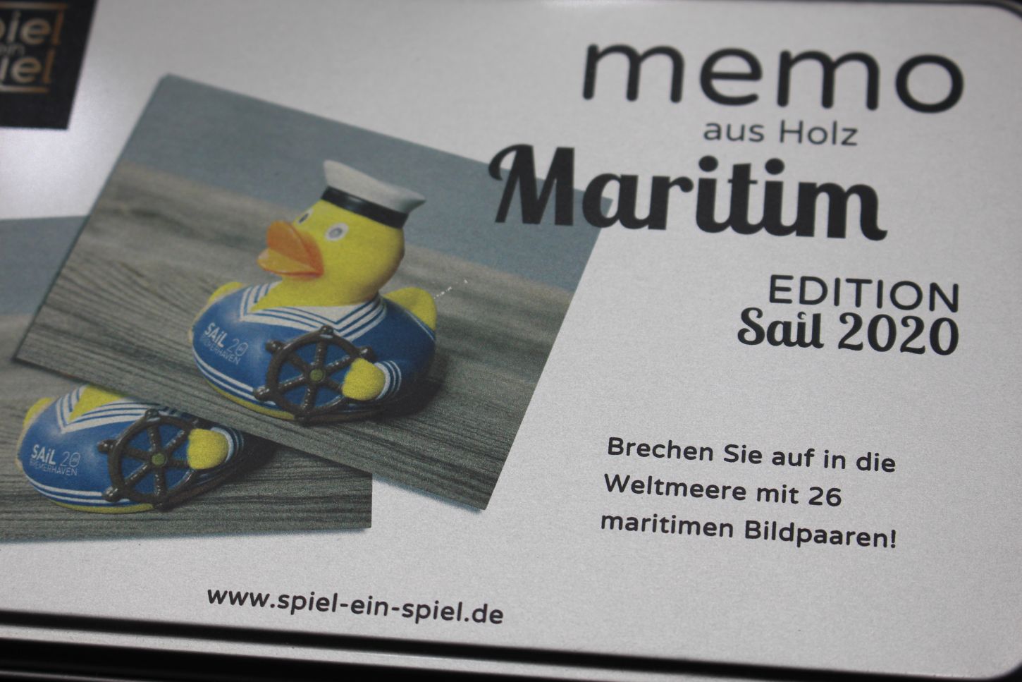 Memo aus Holz - Maritim - Ergänzung "Edition Sail 2020" – Bild 3