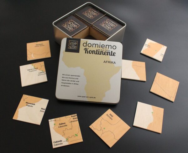 Domiemo aus Holz - Kontinente - Afrika – Bild 2