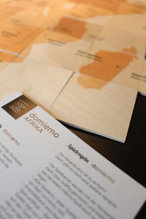 Domiemo aus Holz - Kontinente - Afrika – Bild 4