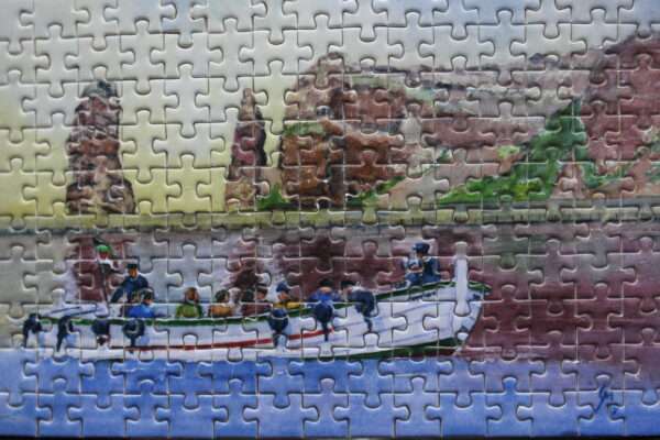 Micro-Puzzle "Im Börteboot rund um Helgoland" – Bild 2