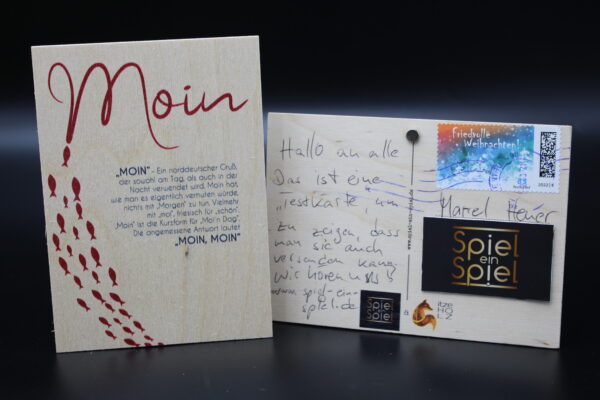 Holzkarte "Moin" - Definition – Bild 3