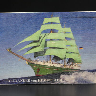 Holzkarte "Alexander von Humboldt II" - Motiv 01