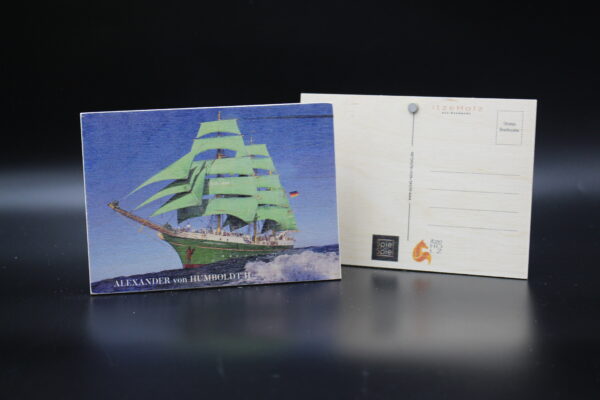 Holzkarte "Alexander von Humboldt II" - Motiv 01 – Bild 2