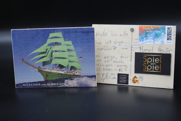 Holzkarte "Alexander von Humboldt II" - Motiv 01 – Bild 3