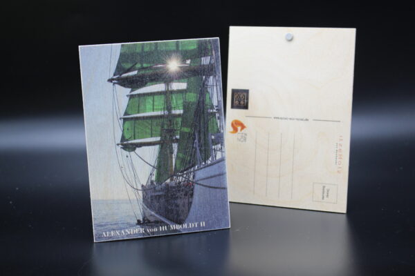 Holzkarte "Alexander von Humboldt II" - Motiv 02 – Bild 2
