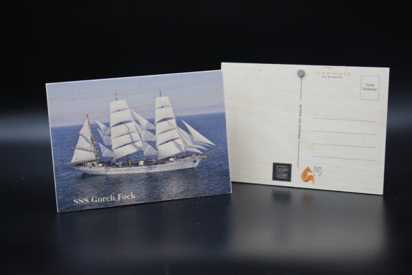 Holzkarte "SSS Gorch Fock" – Bild 2