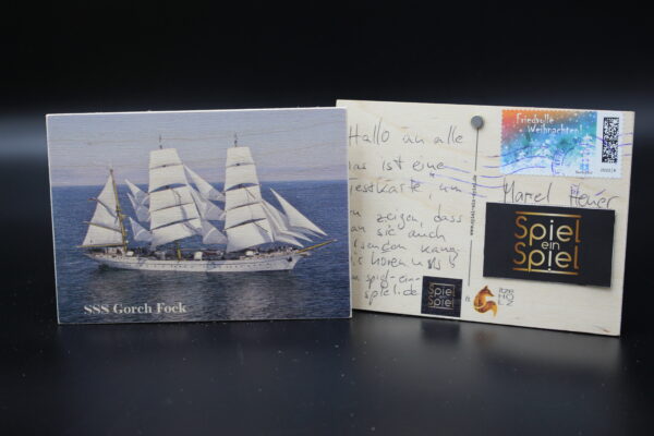 Holzkarte "SSS Gorch Fock" – Bild 3