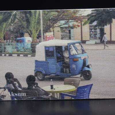 Holzkarte "Aksum" - Bajaj