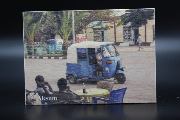 Holzkarte "Aksum" - Bajaj