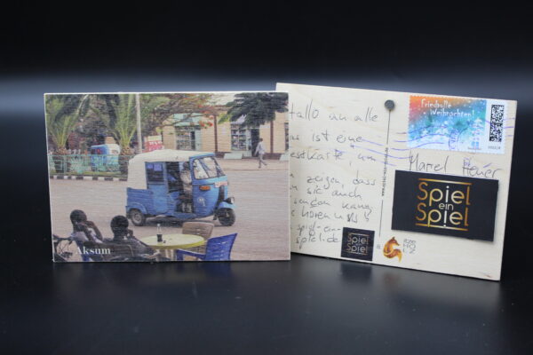 Holzkarte "Aksum" - Bajaj – Bild 3