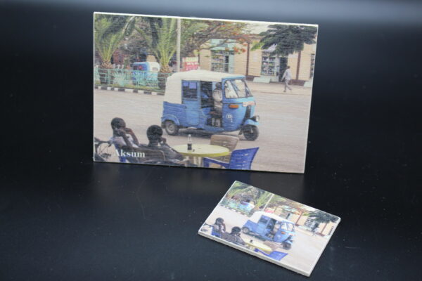Holzkarte "Aksum" - Bajaj – Bild 4