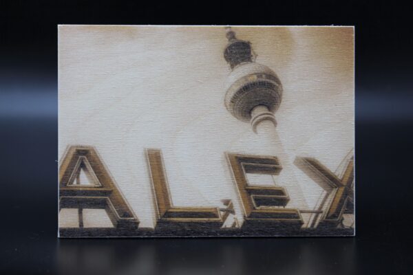 Holzkarte "Berlin" - Alexanderplatz