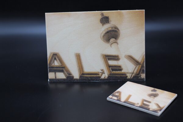 Holzkarte "Berlin" - Alexanderplatz – Bild 4