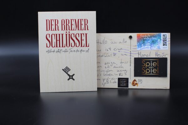 Holzkarte "Bremen" - Schlüssel – Bild 3