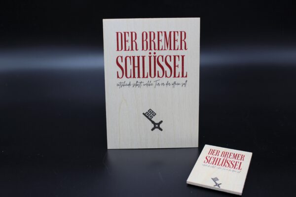 Holzkarte "Bremen" - Schlüssel – Bild 4