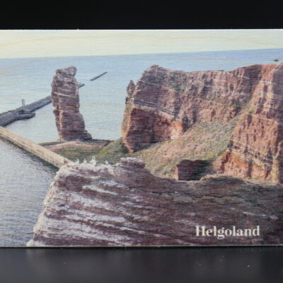 Holzkarte "Helgoland" - Lange Anna