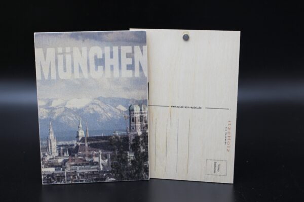 Holzkarte "München" - Panorama – Bild 2