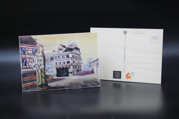 Holzkarte "Nürnberg" - Dürerhaus – Bild 2