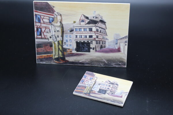 Holzkarte "Nürnberg" - Dürerhaus – Bild 4