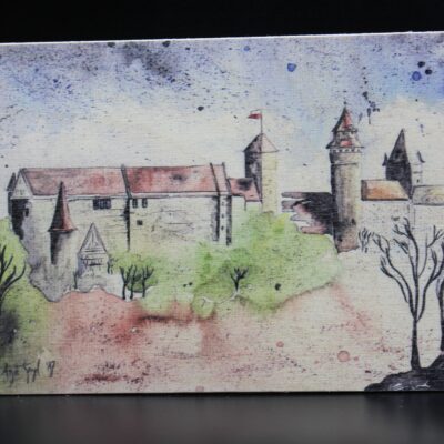 Holzkarte "Nürnberg" - Kaiserburg