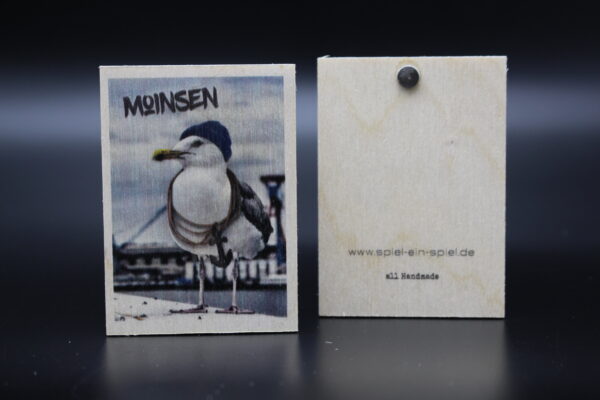 Holzmagnet "Moinsen" – Bild 2