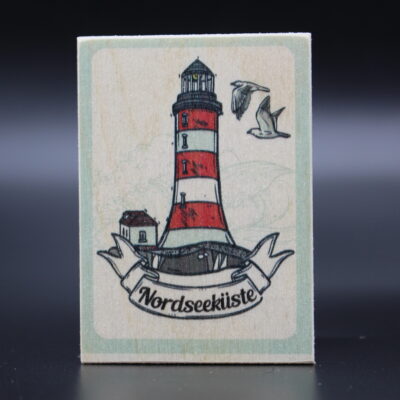 Holzmagnet "Nordseeküste"