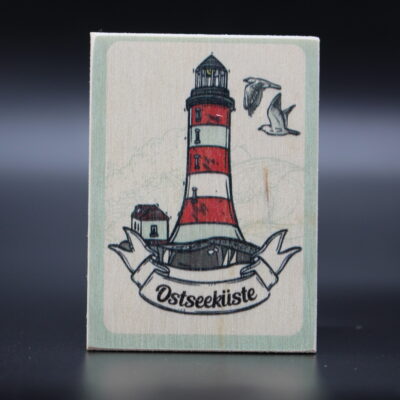 Holzmagnet "Ostseeküste"