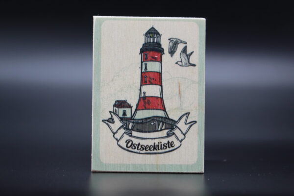 Holzmagnet "Ostseeküste"
