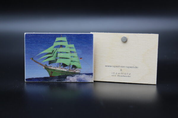Holzmagnet "Alexander von Humboldt II" - Motiv 01 – Bild 2