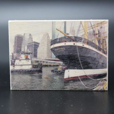 Holzmagnet "Viermastbark PEKING" - in New York
