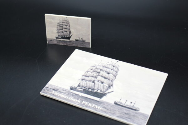 Holzmagnet "Viermastbark PEKING" - historisch – Bild 3