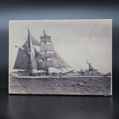 Holzmagnet "SSS Wilhelm Pieck" - historisch
