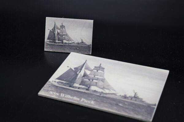 Holzmagnet "SSS Wilhelm Pieck" - historisch – Bild 3