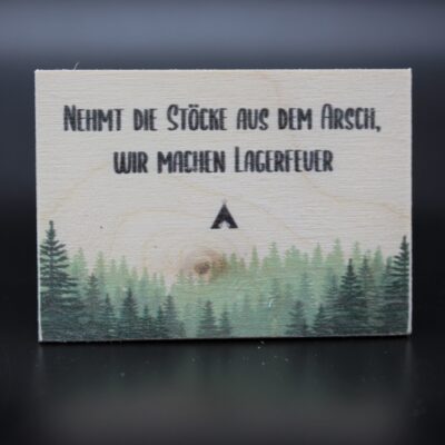 Holzmagnet "Lagerfeuer"