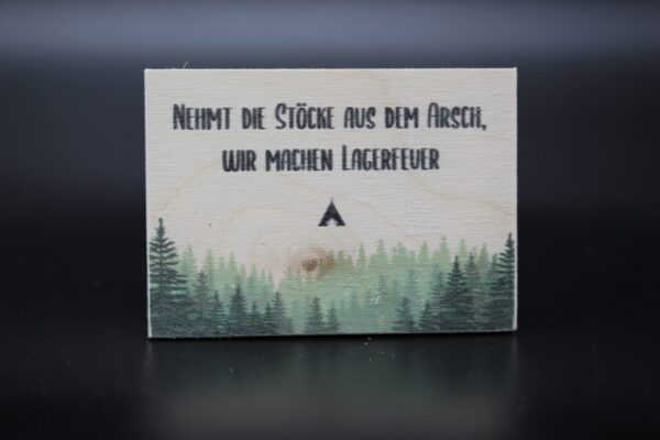 Holzmagnet "Lagerfeuer"