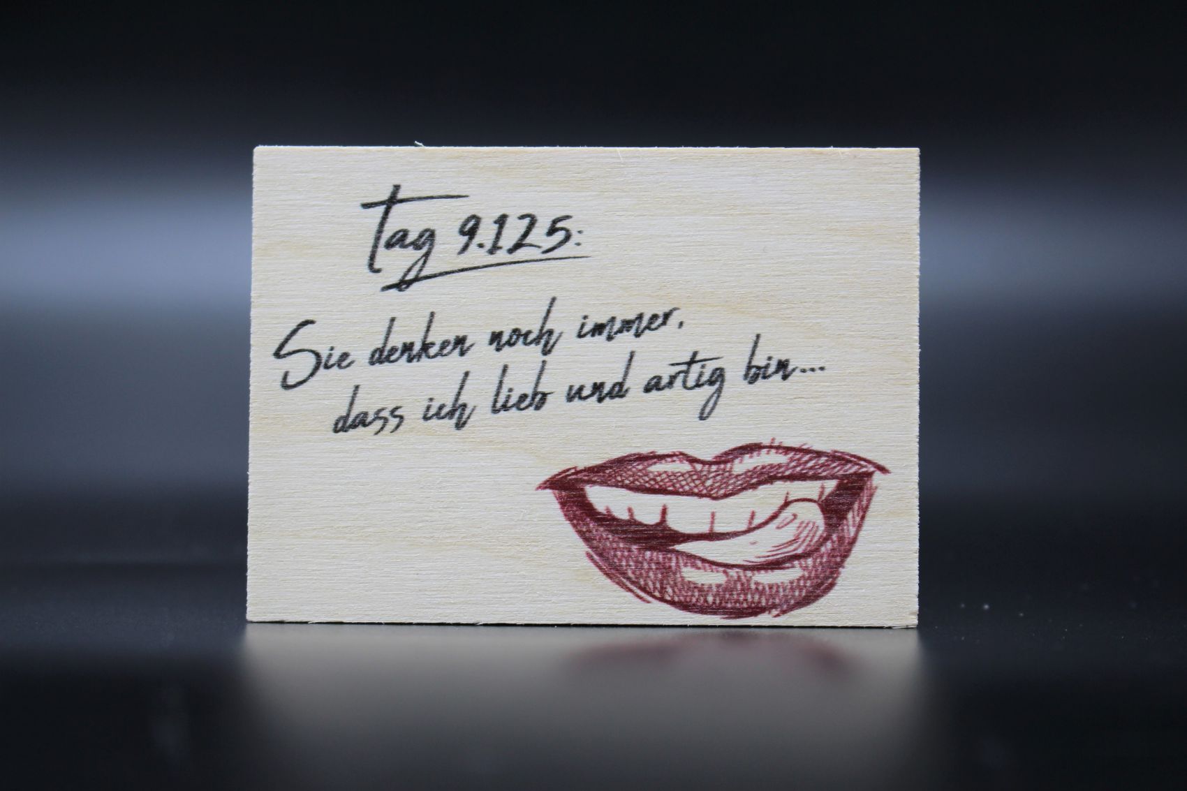 Holzmagnet "Tag 9.125"