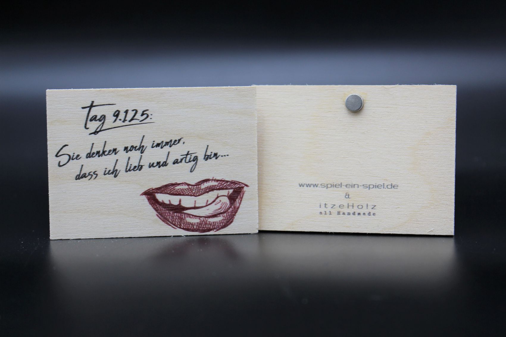 Holzmagnet "Tag 9.125" – Bild 2