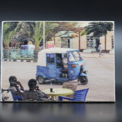 Holzmagnet "Aksum" - Bajaj