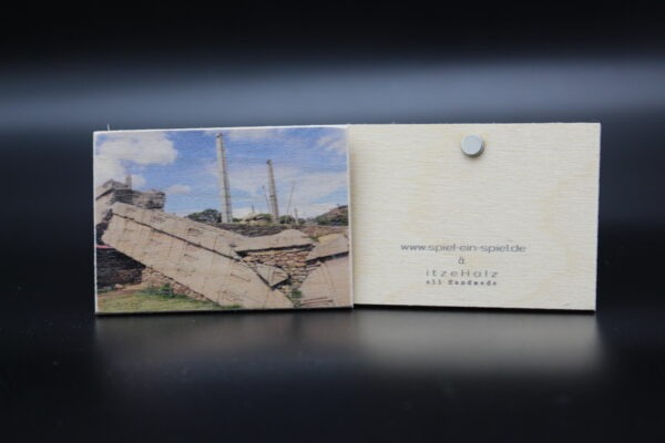 Holzmagnet "Aksum" - Stelenpark – Bild 2