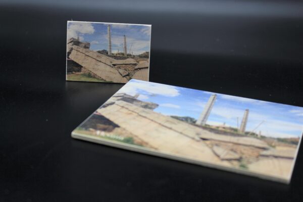 Holzmagnet "Aksum" - Stelenpark – Bild 3