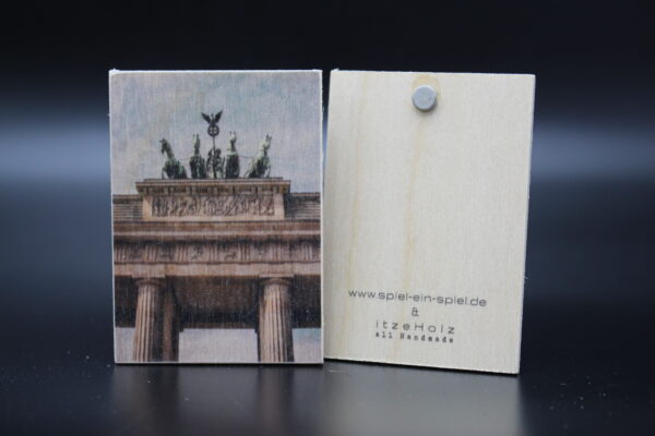 Holzmagnet „Berlin“ – Brandenburger Tor – Bild 2