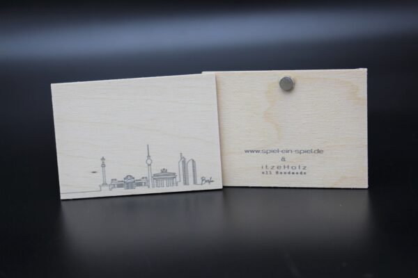 Holzmagnet „Berlin“ – Skyline – Bild 2