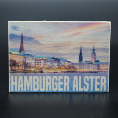 Holzmagnet „Hamburg“ – Alster