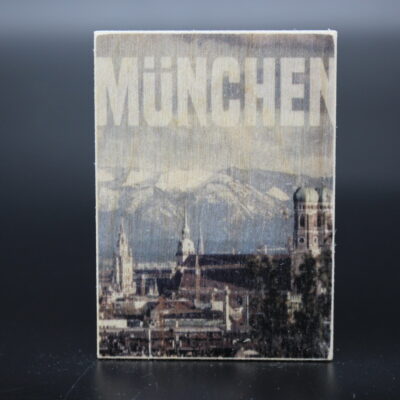 Holzmagnet „München“ – Panorama
