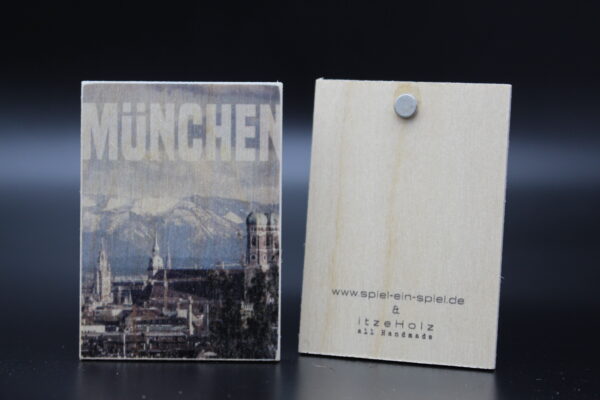 Holzmagnet „München“ – Panorama – Bild 2
