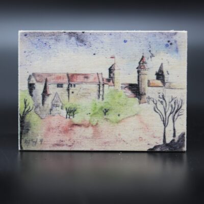 Holzmagnet "Nürnberg" - Kaiserburg